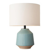 Elm Design Turquoise Willow Ceramic Table Lamp
