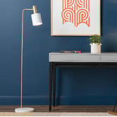 Elm Design Gold Mali Metal Floor Lamp