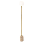 Elm Design Larkin Travertine Floor Lamp