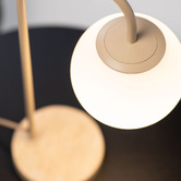 Elm Design 48cm Lennon Travertine Table Lamp
