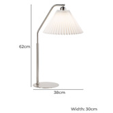 Elm Design 62cm Arden Table Lamp