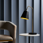 Elm Design Raff Metal Angled Table Lamp