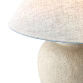 Elm Design Natural Flax Belle Ceramic Table Lamp