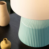 Elm Design Turquoise Willow Ceramic Table Lamp