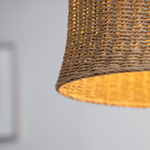 Elm Design 42cm Olivia Rattan Pendant Light