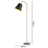 Elm Design Raff Metal Floor Lamp