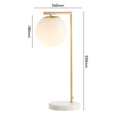 Elm Design Linden Marble Table Lamp