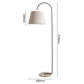 Elm Design Nada Marble Floor Lamp