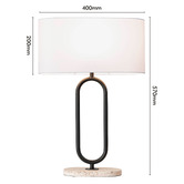 Elm Design Elvie Terrazzo Table Lamp