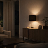 Elm Design Tall Stella Glass Table Lamp