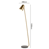 Elm Design Marlow Steel Floor Lamp
