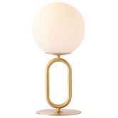 Elm Design Aspen Frosted Glass Table Lamp
