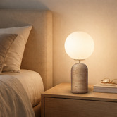 Elm Design Larkin Travertine Table Lamp