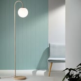 Elm Design Lennon Travertine Floor Lamp