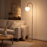 Elm Design Lennon Travertine Floor Lamp