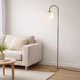 Elm Design Lennon Travertine Floor Lamp