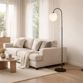 Elm Design Lennon Sphere Aluminium Floor Lamp