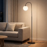 Elm Design Lennon Sphere Aluminium Floor Lamp