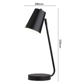 Elm Design Marlow Metal Tiltable Desk Lamp