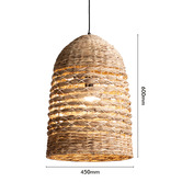 Elm Design Annalise Seagrass Pendant Light