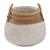 The Home Collective Rattan Basket Planter