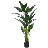 The Home Collective 120cm Potted Faux Sky Bird Plant