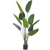 The Home Collective 152cm Giant Potted Faux Bird Of Paradise Plant