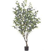 The Home Collective 180cm Potted Faux Eucalyptus Trees