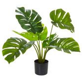 The Home Collective 65cm Potted Faux Monstera Plant
