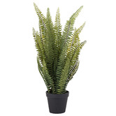 The Home Collective 58cm Potted Faux Boston Fern Plant