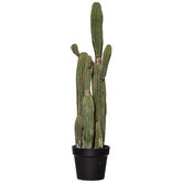 The Home Collective 91cm Potted Faux Saguaro Cactus Plant