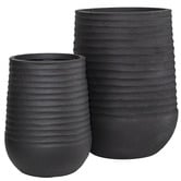 The Home Collective 2 Piece Ryker Stonelite Planter Set