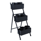 The Home Collective 7 Piece Arslan Plant Stand &amp; Pot Set