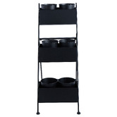The Home Collective 7 Piece Arslan Plant Stand &amp; Pot Set