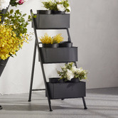 The Home Collective 7 Piece Arslan Plant Stand &amp; Pot Set