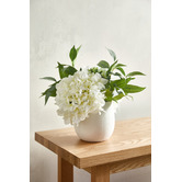 The Home Collective 40cm Faux Mixed Hydrangea Arrangement in Ceramic Pot