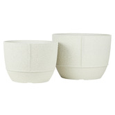 The Home Collective 2 Piece Hugh Seam Planter Set