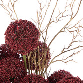 The Home Collective 65cm Purple Faux Allium with Vase