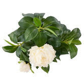 The Home Collective 38cm Potted Faux Peony Lush Leaf