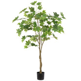 The Home Collective 120cm Potted Faux Maple Tree