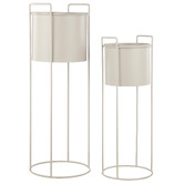 The Home Collective 2 Piece Emmeline Planter with Stand Set