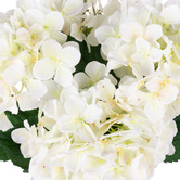 The Home Collective 73cm Faux Delphinium &amp; Hydrangea Arrangement with Glass Vase