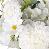 The Home Collective 25cm Potted Faux Cosmos &amp; Hydrangea Arrangement