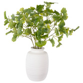 The Home Collective 73cm Faux Ginkgo with Ceramic Vase