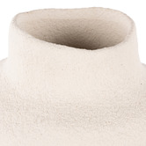 The Home Collective White Rolan Clay Vase