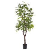 The Home Collective 180cm Potted Faux Wisteria Tree