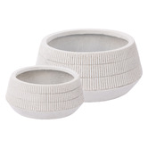 The Home Collective 2 Piece Rolly Bowl Planter Set