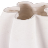 The Home Collective White Lucas Polyresin Vase