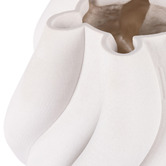 The Home Collective White Lucas Polyresin Vase