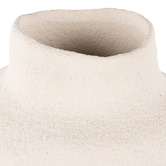 The Home Collective White Rolan Clay Vase